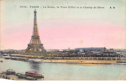 PARIS - La Seine, La Tour Eiffel Et Le Champ De Mars - Très Bon état - Paris (07)