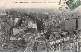PARIS - Vue Panoramique Des Rues Clignancourt Et Ramey - Très Bon état - Arrondissement: 18