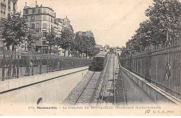 PARIS - Montmartre - La Tranchée Du Métropolitain - Boulevard Rochechouard - Très Bon état - Distrito: 18