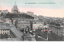 PARIS - Montmartre - Vue Panoramique Du Sacré Coeur - Très Bon état - District 18