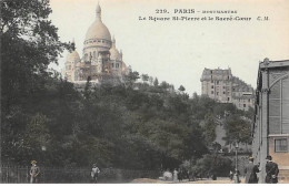 PARIS - Montmartre - Le Square Saint Pierre Et Le Sacré Coeur - Très Bon état - Arrondissement: 18