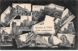 PARIS - Souvenir De Paris - XVIIIe Arrondissement - Très Bon état - Paris (18)