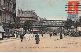 PARIS - Le Métropolitain - Boulevards Magenta Et Barbès - Très Bon état - Paris (18)