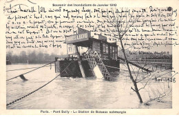 PARIS - Pont Sully - La Station De Bateaux Submergée - Très Bon état - Arrondissement: 04