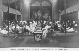 PARIS - Hopital Municipal - Salle Etienne Dollet - Guerre 1914 - Très Bon état - Distretto: 20