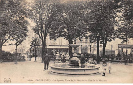 PARIS - Le Square, Place De La Réunion Et Rue De La Réunion - Très Bon état - Distrito: 20