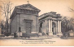 PARIS - Père Lachaise - Tombeaux Historiques - La Chapelle - Le Monument Du Souvenir - Thiers - Très Bon état - Distretto: 20