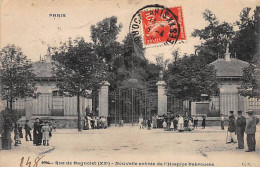 PARIS - Rue De Bagnolet - Nouvelle Entrée De L'Hospice Debrousse - Très Bon état - Arrondissement: 20