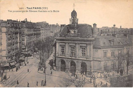 TOUT PARIS - Vue Panoramique De L'Avenue Gambetta Et La Mairie - F. Fleury - Très Bon état - Distrito: 20