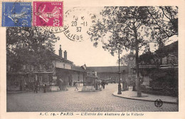 PARIS - L'Entrée Des Abattoirs De La Villette - Très Bon état - District 19