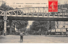 PARIS - Rond Point De La Villette - Le Métro - Très Bon état - Paris (19)