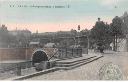 PARIS - Métropolitain à La Villette - Très Bon état - District 19