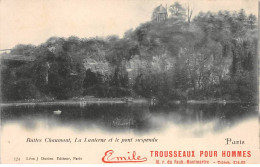 PARIS - Buttes Chaumont, La Lanterne Et Le Pont Suspendu - Très Bon état - Arrondissement: 19