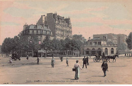 PARIS - Place Courcelles Et Gare De Courcelles Ceinture - Très Bon état - Paris (08)