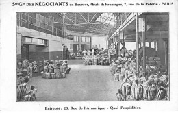 PARIS - Sté Gle Des Négociants En Beurres - Rue De La Poterie - Entrepôt - état - Distretto: 07