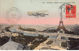 PARIS - Aéroplane évoluant Autour De La Tour Eiffel - Très Bon état - Distretto: 07