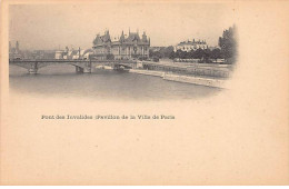 PARIS - Pont Des Invalides - Pavillon De La Ville De Paris - Très Bon état - Distretto: 07