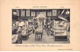 PARIS - Au Bon Marché - Vitrines D"objets D'Art, Vieux Saxe, Dentelles Anciennes - Très Bon état - Paris (07)