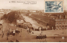 PARIS - Panorama Sur L'Ecole Militaire - L'Avenue Duquesne - Très Bon état - Distretto: 07