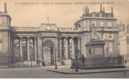 PARIS - Place Du Palais Bourbon - Entrée De La Chambre Des Députés - Très Bon état - Distretto: 07