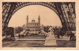 PARIS - Le Trocadéro, Pris De La Tour Eiffel - Très Bon état - Paris (07)