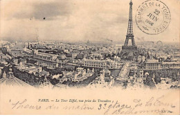 PARIS - La Tour Eiffel, Vue Prise Du Trocadéro - Très Bon état - Paris (07)