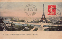 PARIS - La Tour Eiffel , Vue Prise Du Trocadéro - Très Bon état - Distretto: 07