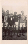 PARIS - Tour Eiffel - Camarade De Foot - Carte Photo - 1921 - état - Paris (07)