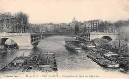 PARIS - Pont Henri IV - Perspective Du Quai Des Célestins - Très Bon état - District 04