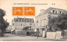 MAISONS ALFORT - La Rue Du Chemin De Fer - Très Bon état - Maisons Alfort