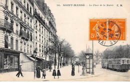 SAINT MANDE - La Place De La Mairie - Très Bon état - Saint Mande