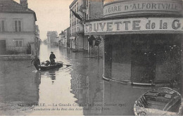 ALFORTVILLE - La Grande Crue De La Seine 1910 - Inondation De La Rue Des Acacias - Très Bon état - Alfortville