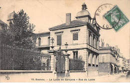 ROANNE - Le Lycée De Garçons - Rue Du Lycée - Très Bon état - Roanne