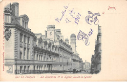 PARIS - Rue Saint Jacques Et Le Lycée Louis Le Grand - Très Bon état - Paris (05)