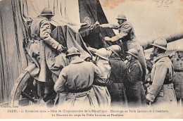 PARIS - Novembre 1920 - Fêtes Du Cinquantenaire De La République - La Descente Du Corps Du Poilu Inconnu - Très Bon état - District 05