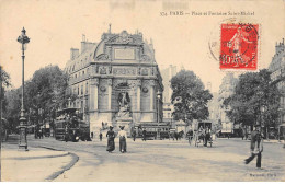 PARIS - Place Et Fontaine Saint Michel - Très Bon état - Arrondissement: 05