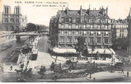 PARIS - Place Saint Michel Et Quai Saint Michel - Très Bon état - Paris (05)