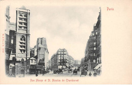 PARIS - Rue Monge Et Saint Nicolas De Chardonnet - Très Bon état - District 05