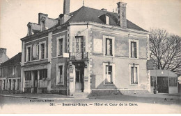 BESSE SUR BRAYE - Hôtel Et Cour De La Gare - Très Bon état - Otros & Sin Clasificación