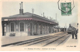 POISSY - Intérieur De La Gare - Très Bon état - Poissy