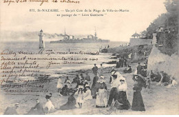 SAINT NAZAIRE - Un Joli Coin De La Plage De Ville ès Martin Au Passage Du " Léon Gambetta " - Très Bon état - Saint Nazaire