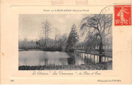 Forêt De L'ISLE ADAM - Le Château " Les Vanneaux " , La Pièce D'eau - Très Bon état - L'Isle Adam