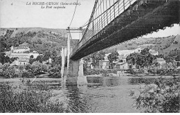 LA ROCHE GUYON - Le Pont Suspendu - Très Bon état - La Roche Guyon