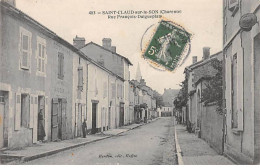 SAINT CLAUD SUR LE SON - Rue François Daigueplats - Très Bon état - Altri & Non Classificati