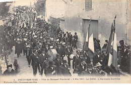 PRECY SUR OISE - Fête Du Bouquet Provincal - 4 Mai 1913 - Le Défilé - L'Harmonie Creilloise - Très Bon état - Précy-sur-Oise
