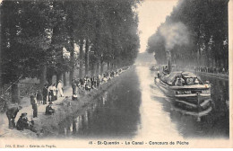 SAINT QUENTIN - Le Canal - Concours De Pêche - état - Saint Quentin