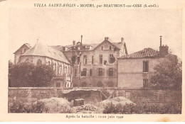 MOURS - Villa Saint Régis, Après La Bataille Juin 1940 - Très Bon état - Mours