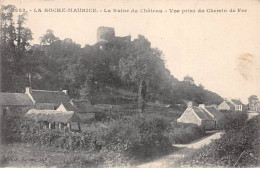 LA ROCHE MAURICE - La Ruine Du Château - Vue Prise Du Chemin De Fer - Très Bon état - Autres & Non Classés