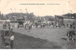 Courses De LA CHARTRE SUR LE LOIR - Les Jockeys Au Pesage - Très Bon état - Other & Unclassified