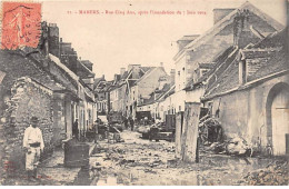 MAMERS - Rue Cinq Ans, Après L'Inondation Du 7 Juin 1904 - Très Bon état - Mamers